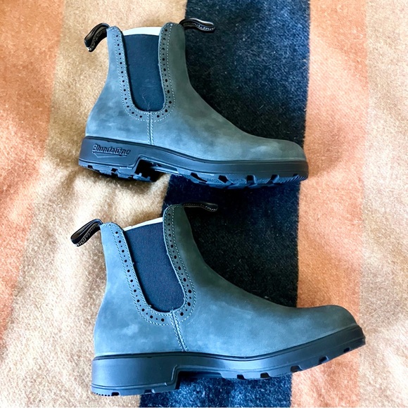 Rustic black Blundstone 1630 High Top Boots - size 4.5 - Picture 7 of 11